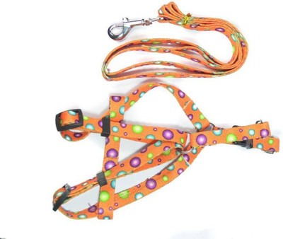 

Sollar's Pupp Dog Harness & Leash(, Orange