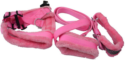 

Bow! Wow !! Dog Harness & Leash(, Pink