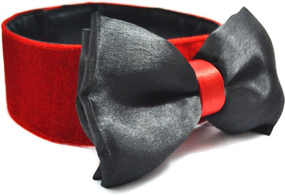 

That Dog in Tuxedo Lord Fur-rancis Bow Tie Red Dog Show Collar(, Red