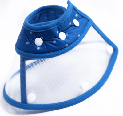 

Sollar's Polka Dot Recovery Safety Medium Dog Head Collar Dog Head Collar(, Peppy Blue