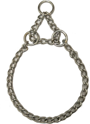 

Sollar's Dog Choke Chain Collar(, Silver