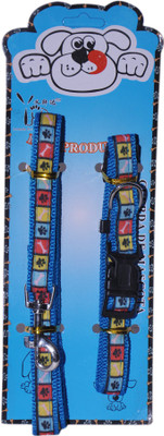 

Waves Dog Collar & Leash(, Multicolor