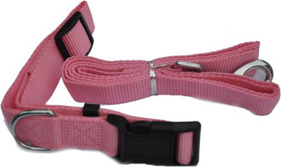 

Ginipet Dog Collar & Leash(, PINK