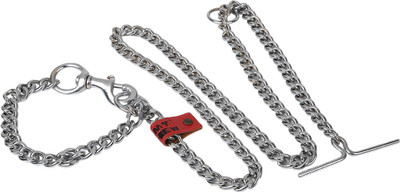 

TommyChew Master Dog Choke Chain Collar(, Silver