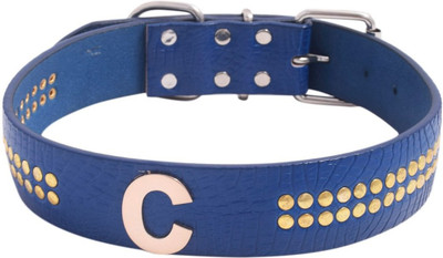 

SRI Metal Studded Dog Collar 1.5 Inch Dog Everyday Collar(, BLUE