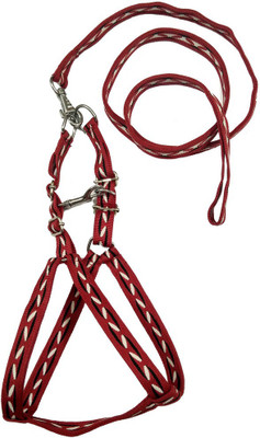 Sollar's Dog Harness & Leash(, Red