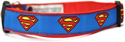 

That Dog in Tuxedo The Super Man Dog Everyday Collar(, Blue