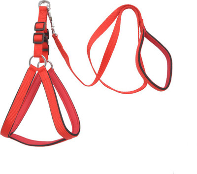 

Wonder Wish Dog Harness & Leash(, Red