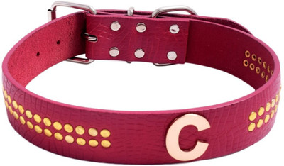 

SRI Metal Studded Dog Collar 1.5 Inch -Pink Dog Everyday Collar(, PINK