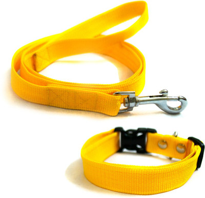 

That Dog in Tuxedo Yellow Collar Leash set -M-L Dog Collar & Leash(, Yellow