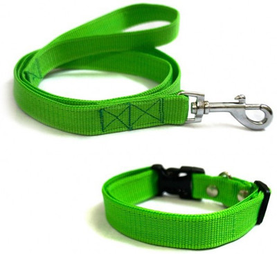 

That Dog in Tuxedo Green Adjustable Nylon  Dog Collar & Leash(, Green
