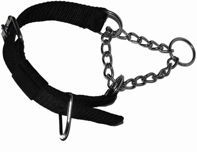 

Smarty Pet Control Collar Dog Choke Chain Collar(, Black