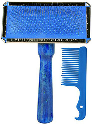 

Trixie Dog/Cat Slicker Brush with Brush Cleaner Slicker Brushes for Dog, Cat