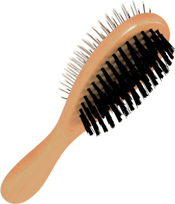 

Trixie Dog Double Side Brush, Pin + Bristles Plain/ Bristle Brushes for Dog