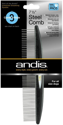 

Andis Premium 7.5 inch Basic Comb for Dog, Cat