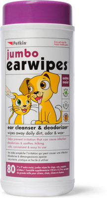 Petkin PM-5322 Pet Ear Eye Wipes(Pack of 80)