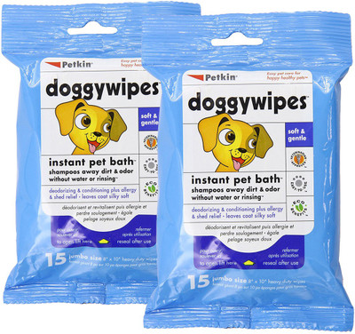 

Petkin 5101 Pet Ear Eye Wipes(Pack of 15)
