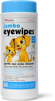 

Petkin PM-5323 Pet Ear Eye Wipes(Pack of 80)