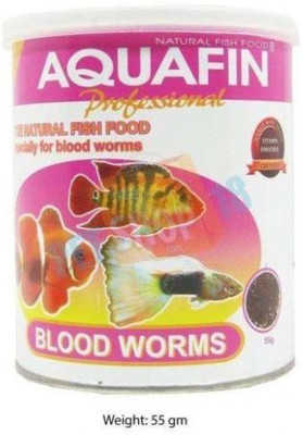

Aquafin blood worms 55 g Dry Fish Food