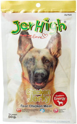 

JerHigh Jerky 50gm Chicken 150 g Dry Dog Food(Pack of 3)