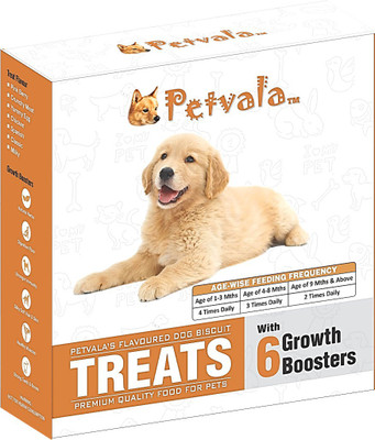 

PETVALA Petvala Dog Food Crunchy Meat Treats Premium Dog Bisuits Salmon 500 g Dry Dog Food