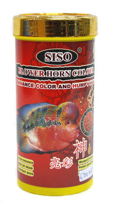 

Siso Flower Horn Colour 250g/500ml | Enhance Color & Humpy Head | 500 ml Dry Fish Food