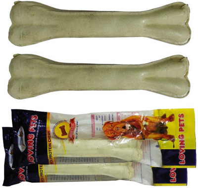 

Zak Tag 2 piece Chewy Pressed bone 8 inch 390 g Dry Dog Food(Pack of 2)