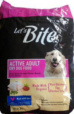 

Drools Drools Let's Bite Active Adult Chicken 3 kg Dry Dog Food