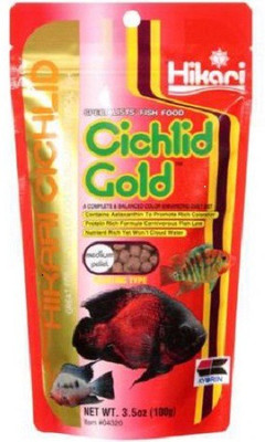 

Hikari Cichlid Gold Medium (New) Chicken, Beef 250 g Dry Fish Food
