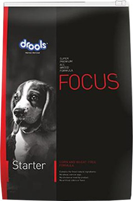 

Drools Focus Starter Chicken, Egg 4 kg Dog Food