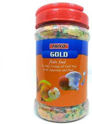 

Taiyo Gold Flakes 100g for Aquarium Goldfish Fish 50 g Dry Fish Food