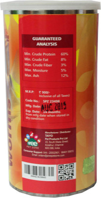

Taiyo 55g pluss Discovery Blood Worms premium 55 g Dry Fish Food