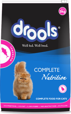 

Drools Complete Nutrition Adult Fish 3 kg Dry Cat Food