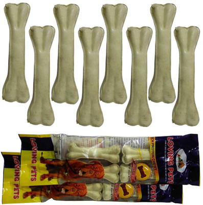 

Zak Tag 8 piece Chewy Pressed bone 4 inch 448 g Dry Dog Food(Pack of 8)
