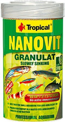 

Tropical Nanovit Granuales 2 g Dry Fish Food