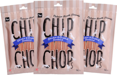 

Chip Chops Sandwich Chicken, Cod, Fish 210 g Dry Dog Food(Pack of 3)