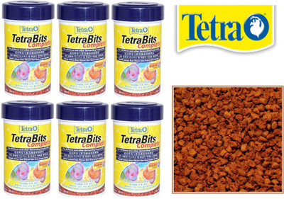 

Tetra Bits Complete (30g/100ml Each Pack of 6 Pcs) | For All Discus & Other Demanding Tropical | (Tetra Pellet) | 180 g Dry Fish Food(Pack of 6)