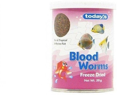 Today's Blood Worm 20g Fish 20 g Dry Fish Food