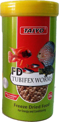 

Taiyo Tubifex Worms 100gm Fish 100 g Dry Fish Food