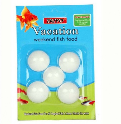 

Taiyo Taiyo Vaccation blocks 5in1 (Pack of 2) 0.05 g Dry Fish Food(Pack of 2)