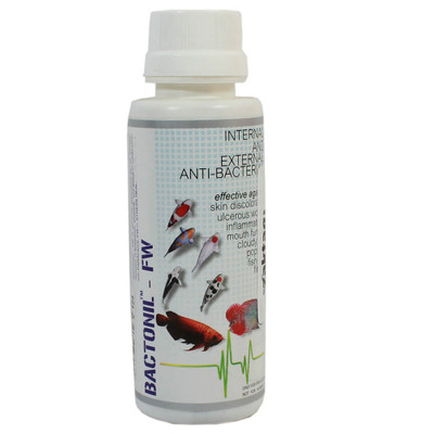 

Aquatic Remedies BACTONIL - FW 60ml - Anti bacterial medication 60 ml Wet Fish Food