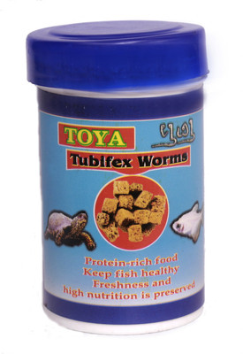 

Toya tubifex worms Fish 12 g Dry Fish Food