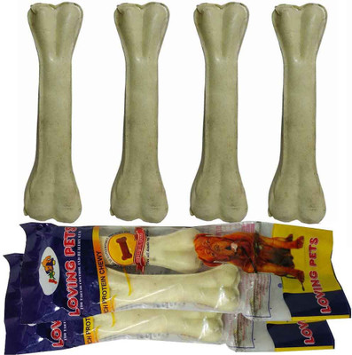

Zak Tag 4 piece Chewy Pressed bone 6 inch 388 g Dry Dog Food(Pack of 4)