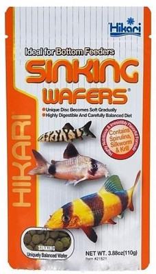

Hikari Sinking Wafers (110g) | Uniquely Balanced Wafer | Highly Nutrition & Irresistibly Flavorful Formula | 110 g Dry Fish Food