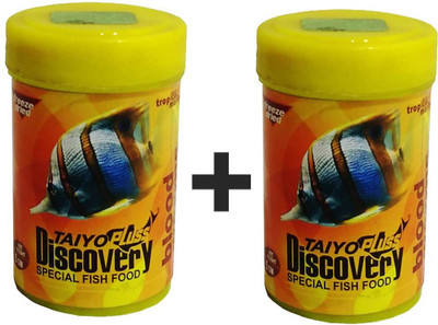 

Taiyo Discovery Blood Worms 5g x 2 pack 10 g Dry Fish Food(Pack of 2)