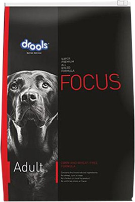 

Drools Focus Adult Chicken, Egg 1.2 kg Dog Food