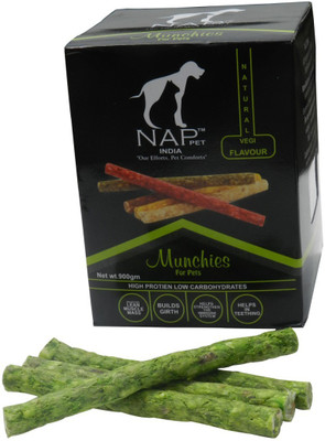 

NappetsIndia Natural Vegi Flavour Munchies Vegetable 900 g Dry Dog Food