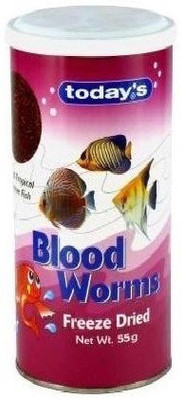 

Today's Blood Worms 55g 55 g Dry Fish Food