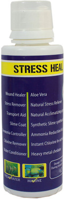 

Aquatic Remedies STRESS HEAL 50ml for Fresh & Marine aquarium 50 ml Wet Fish Food
