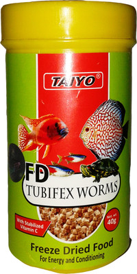 

Taiyo Tubifex Worms 40gm Fish 40 g Dry Fish Food
